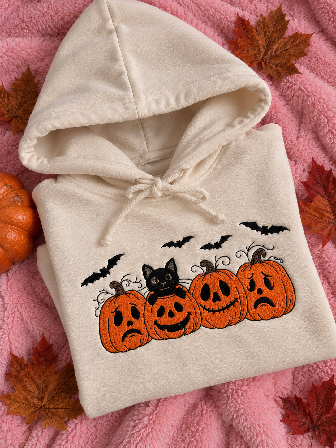 Halloween Embroidered Hoodie – Hanorac brodat