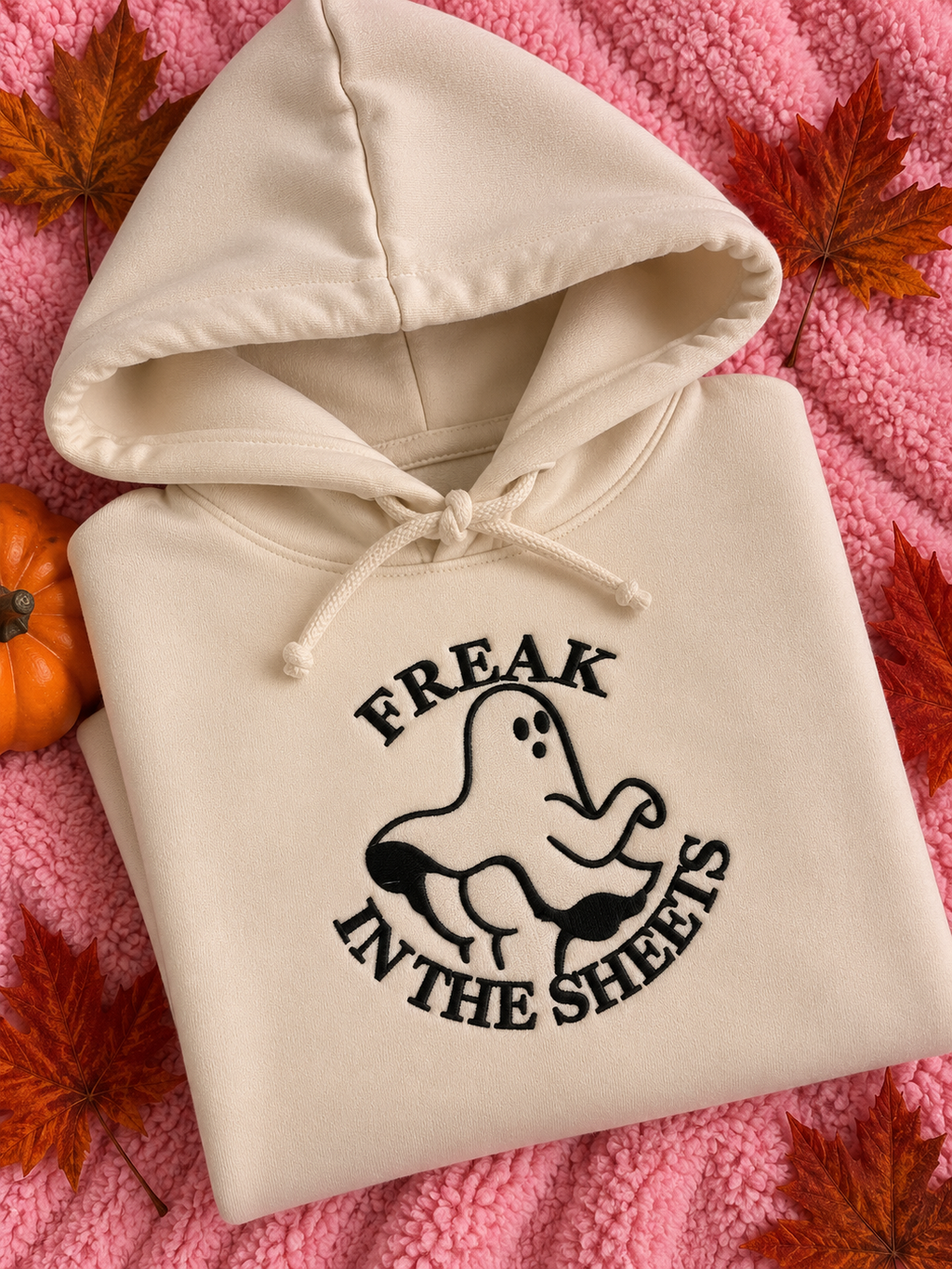 Freak in the Sheets – Hanorac Cropped Brodat / Embroidered Cropped Hoodie