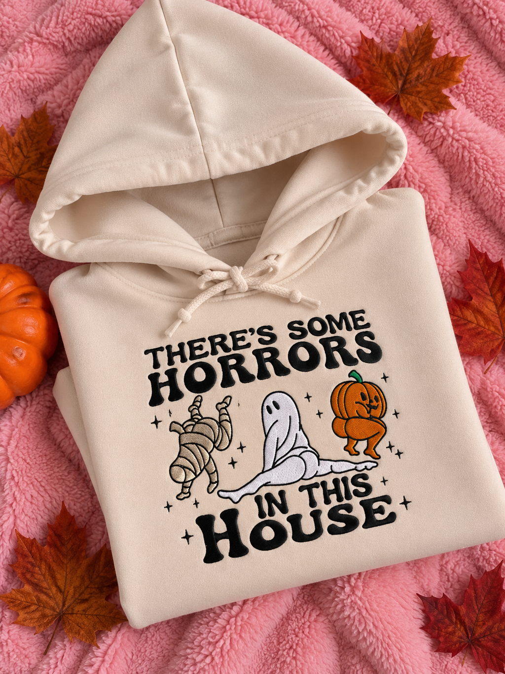 There’s Some Horrors in This House – Hanorac Cropped Brodat