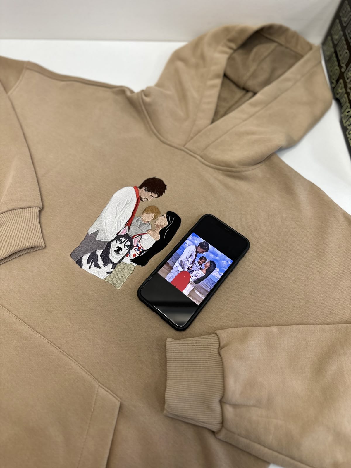 Custom Embroidered Couple
