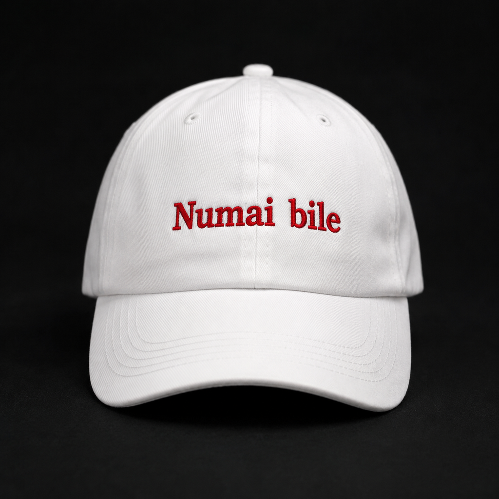 Șapcă brodată „Numai bile”