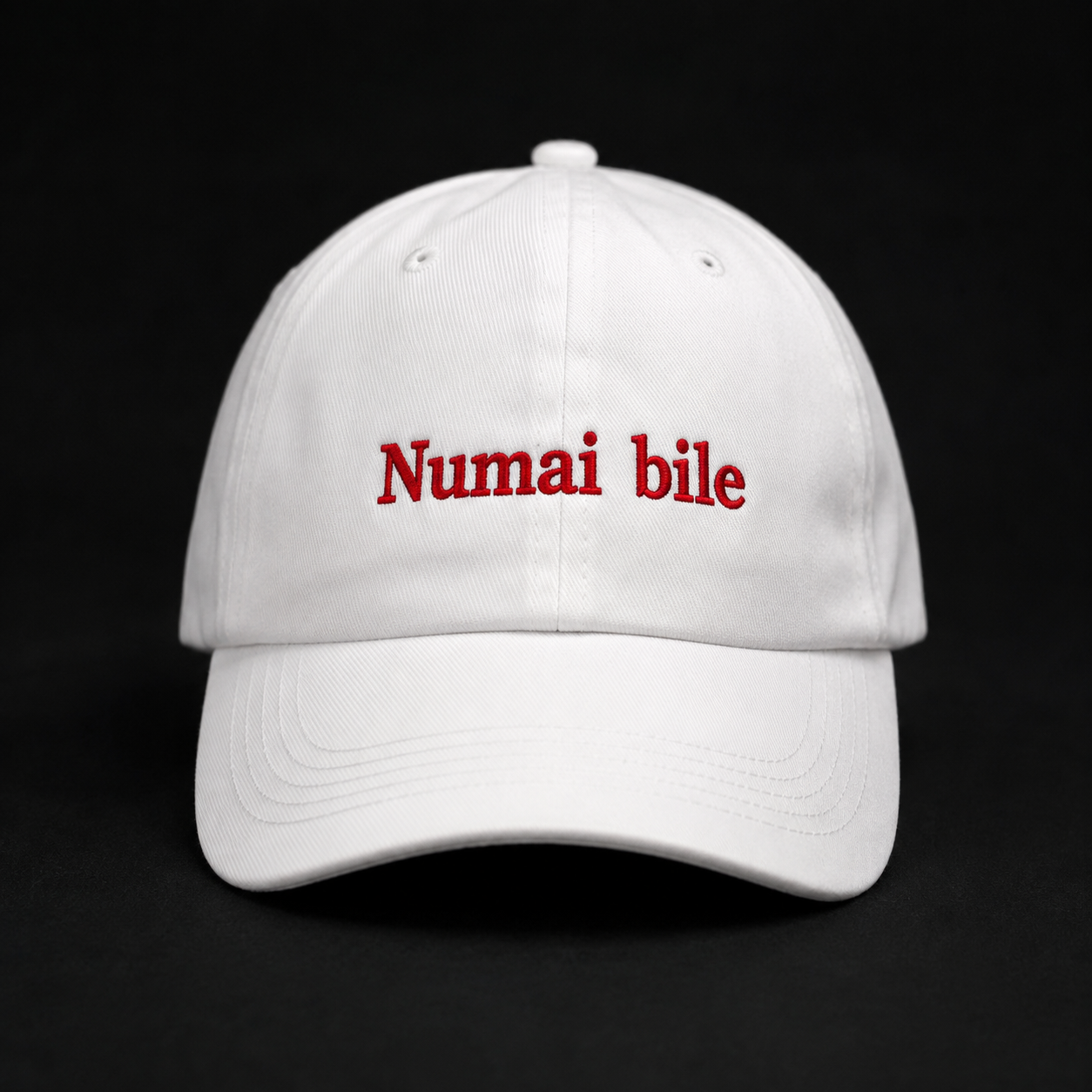 Șapcă brodată „Numai bile”