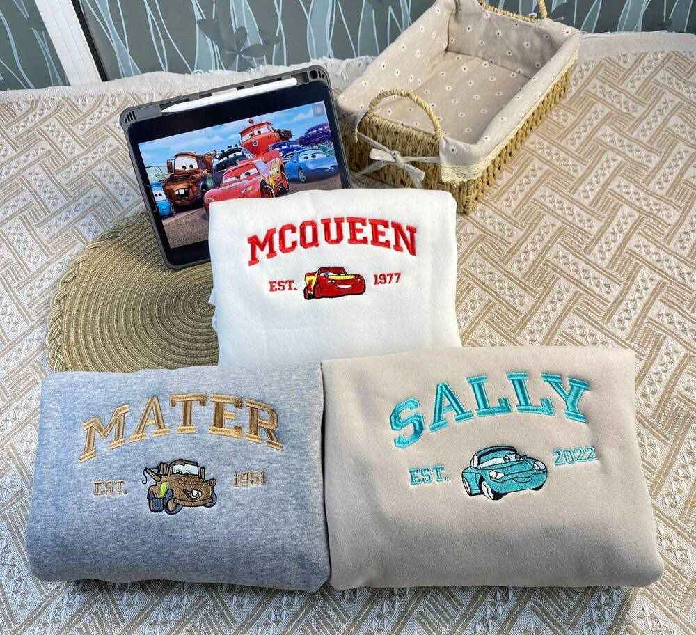 Cartoon Cars Movie Embroidered🚗 3