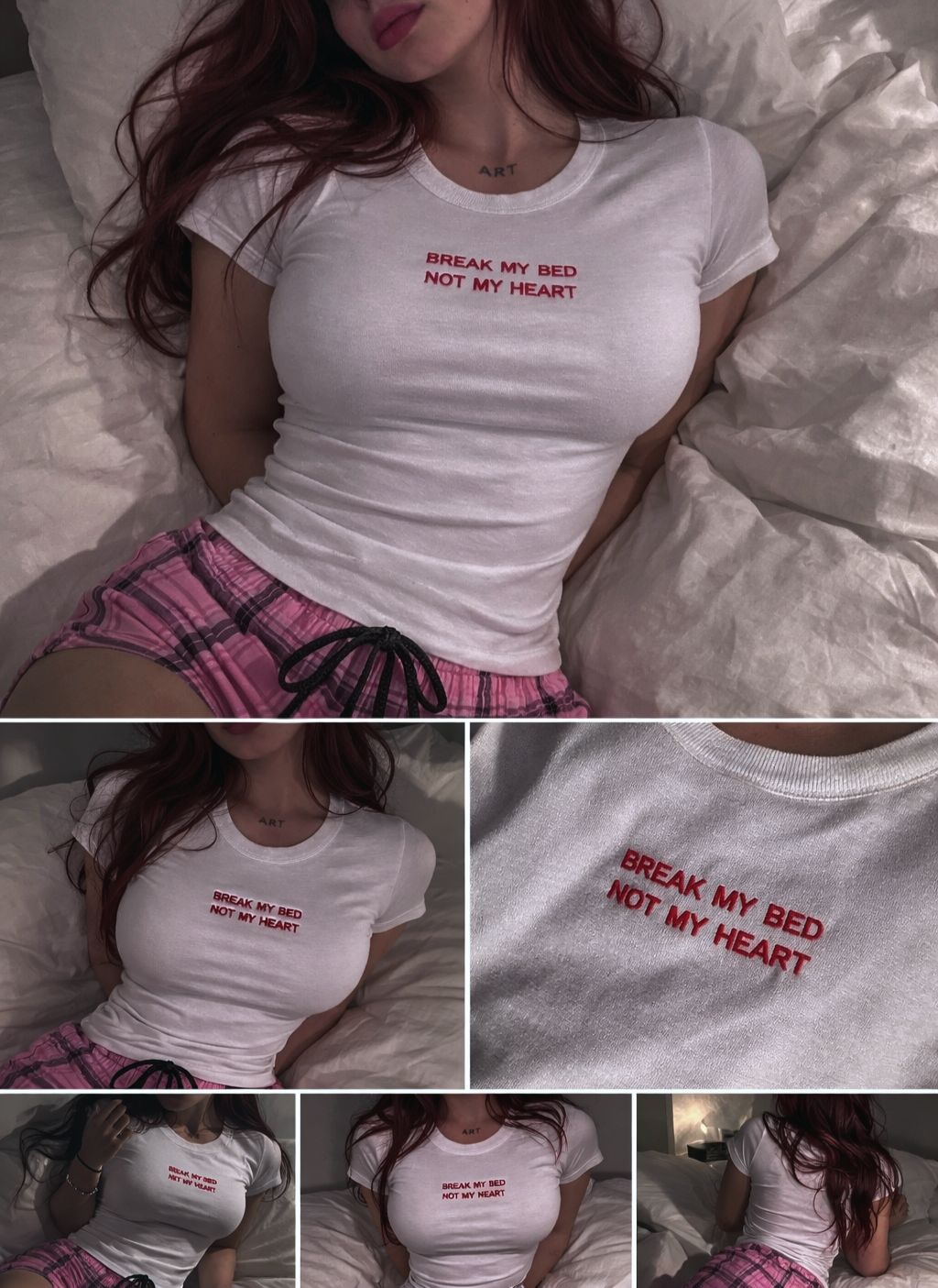 Tricou " Break my bed..."