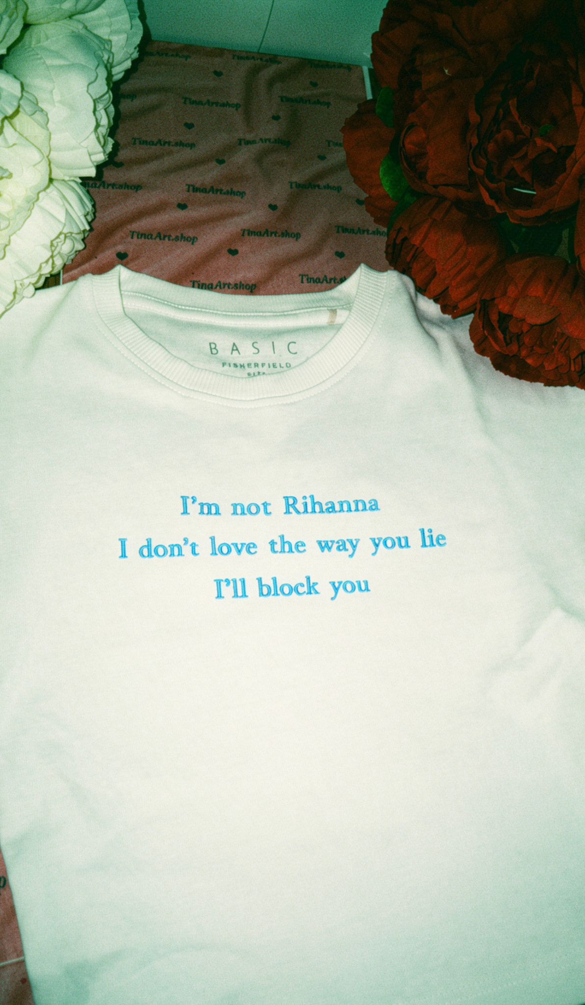 Tricou Baby Tee "I'm not Rihanna.."