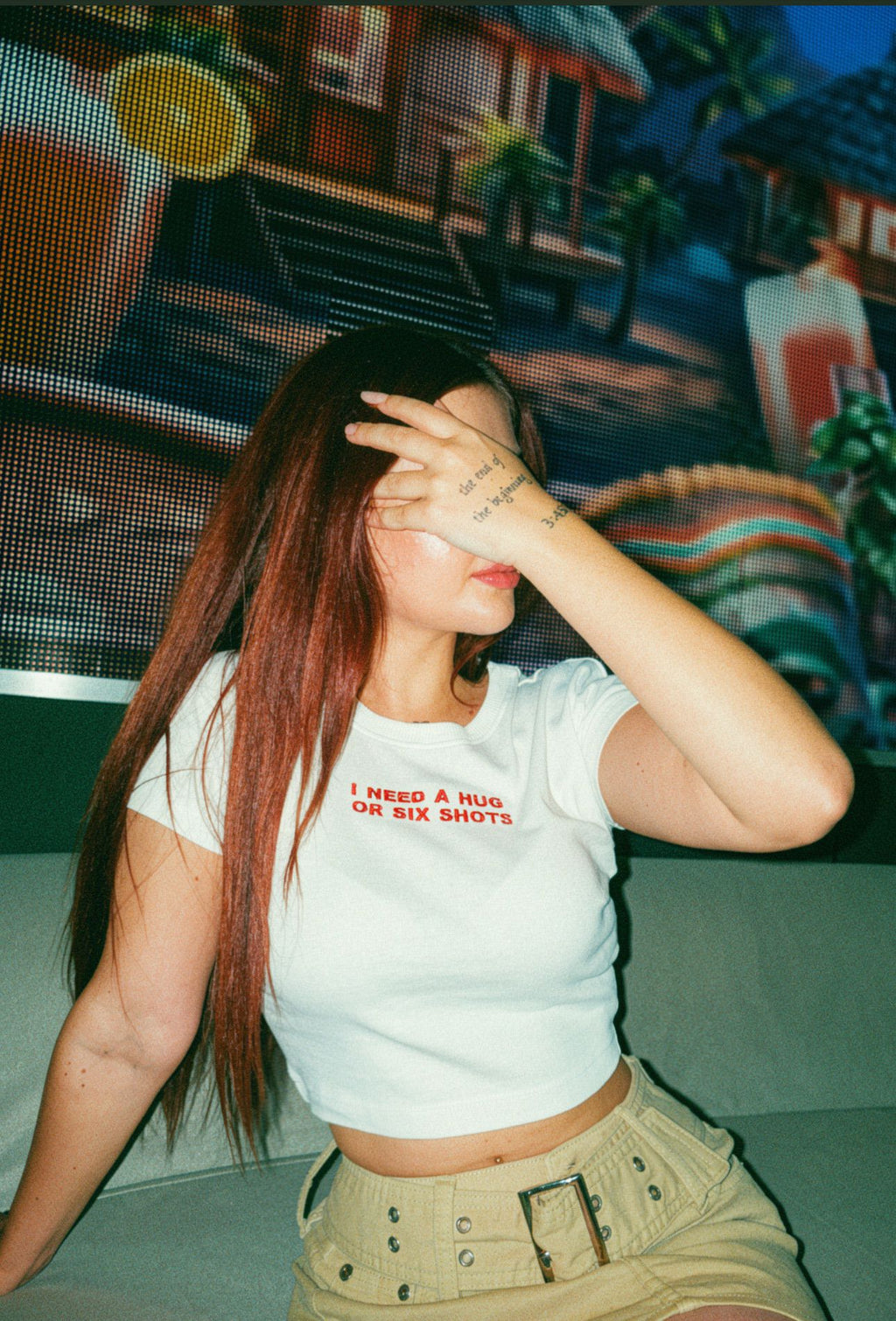 Tricou Baby Tee "I NEED A HUG.."