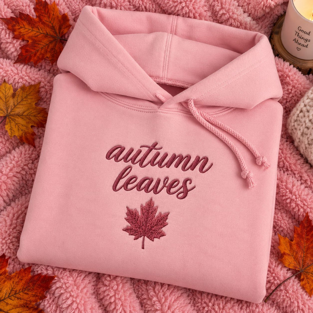 Autumn Leaves – Hanorac Cropped Brodat / Embroidered Cropped Hoodie