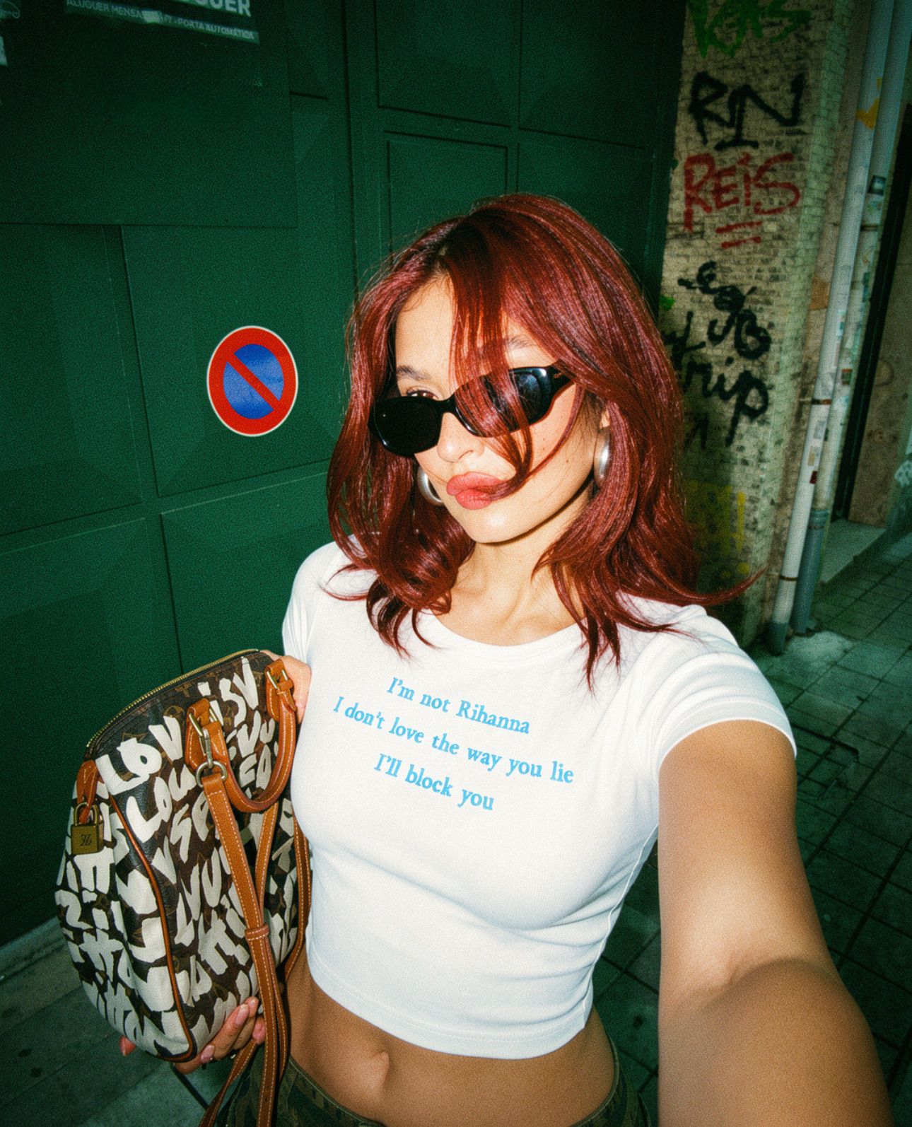 Tricou Baby Tee "I'm not Rihanna.."