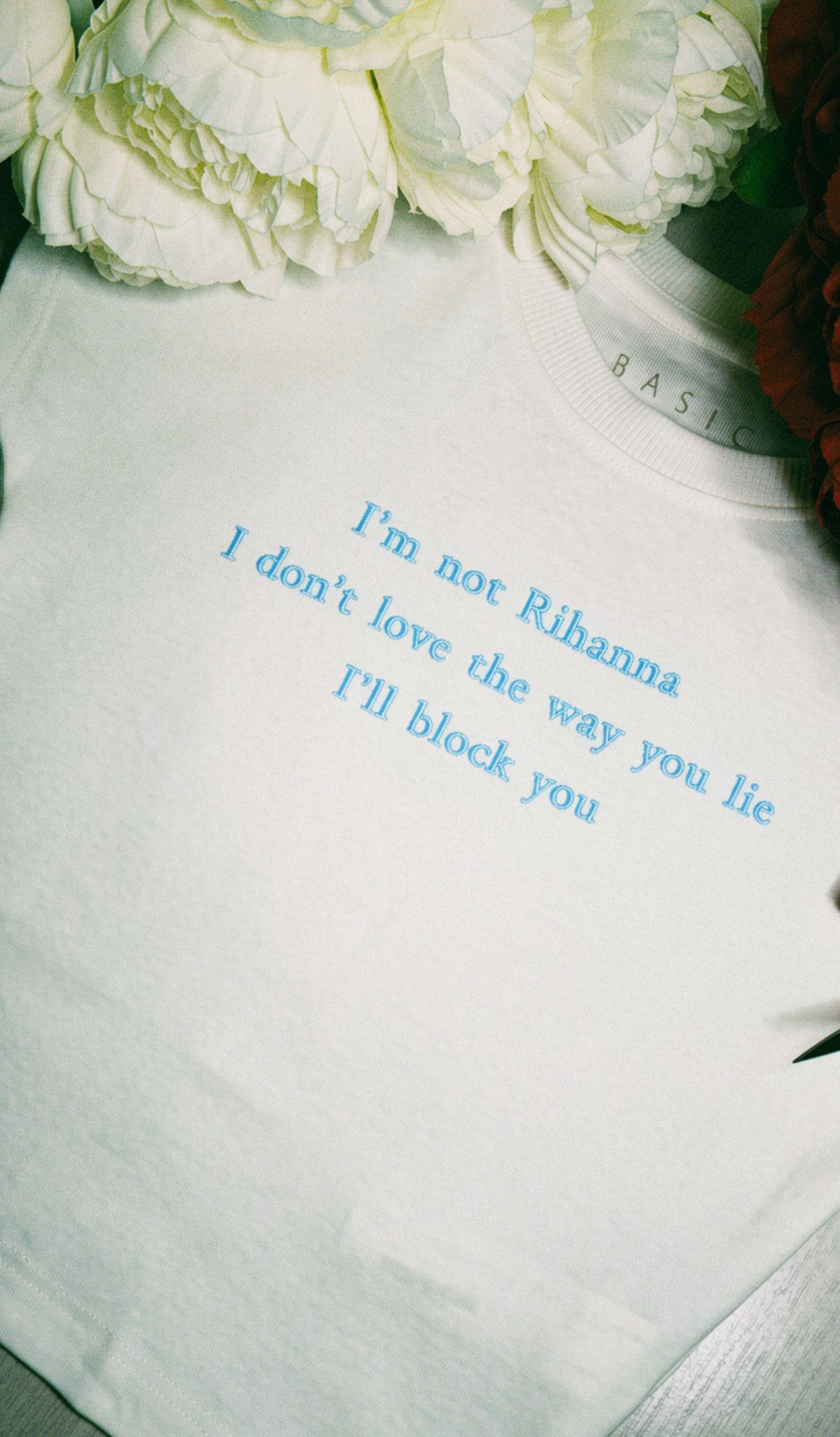 Tricou Baby Tee "I'm not Rihanna.."