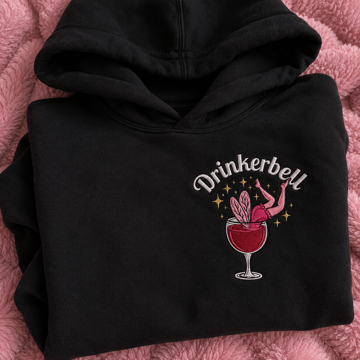 Drinkerbell – Hanorac Cropped Brodat