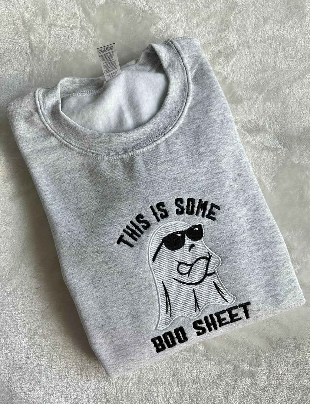 Some Boo Sheet Embroidered