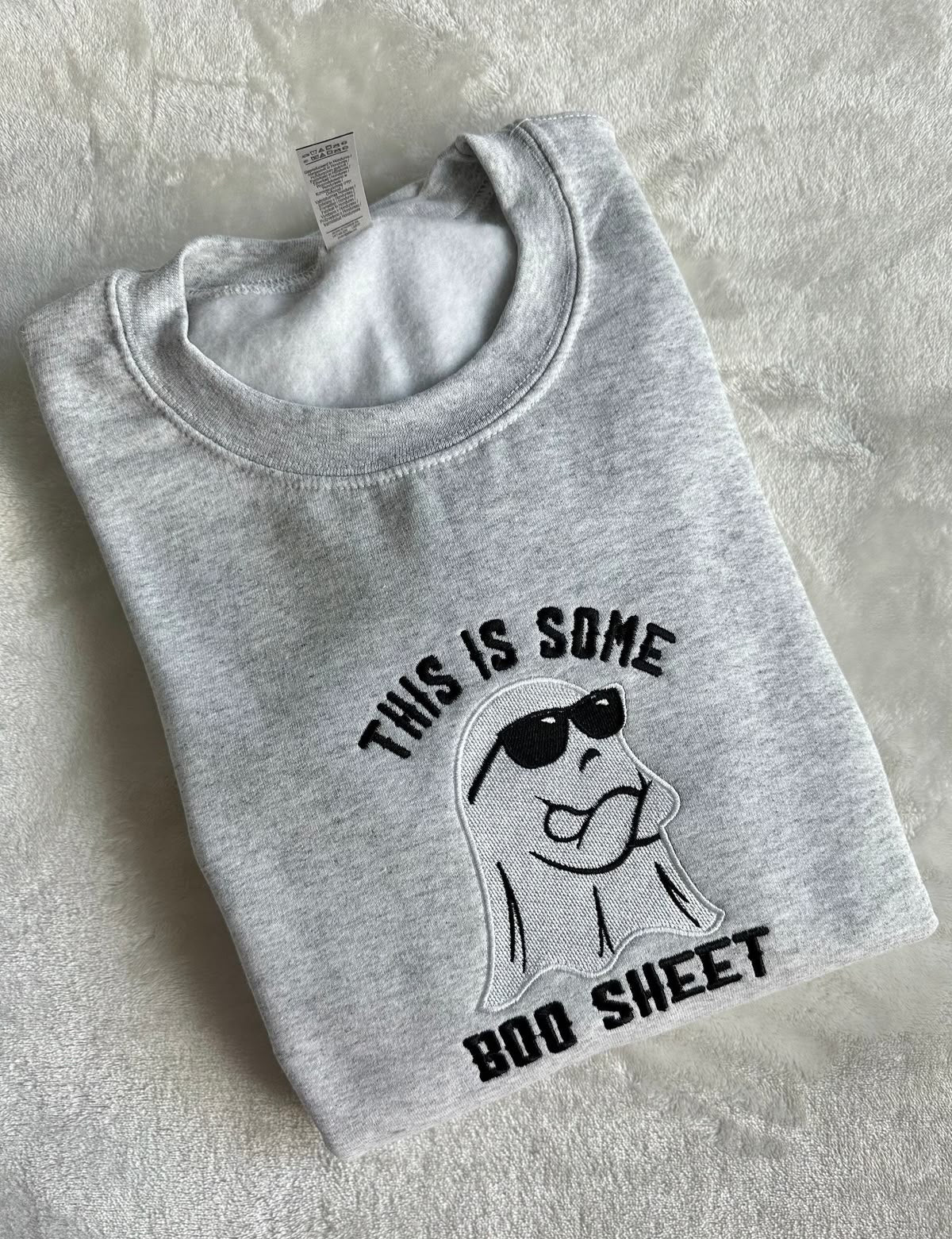 Some Boo Sheet Embroidered