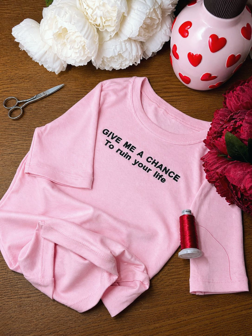 Tricou "GIVE ME A CHANCE"