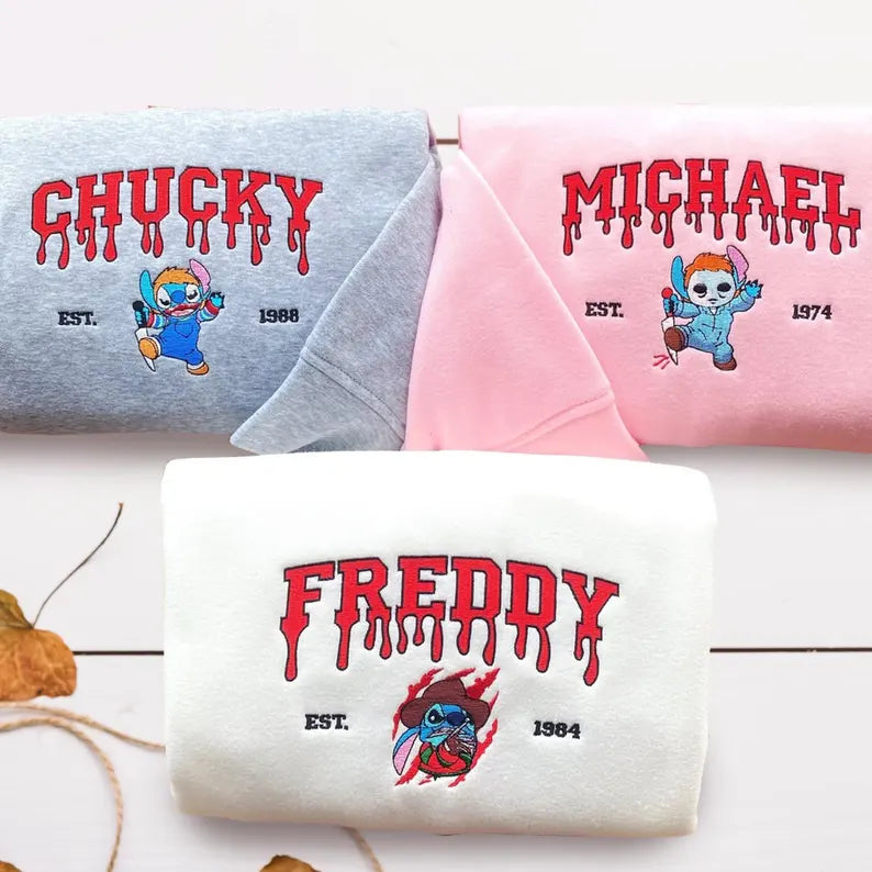 Halloween Movie Embroidered