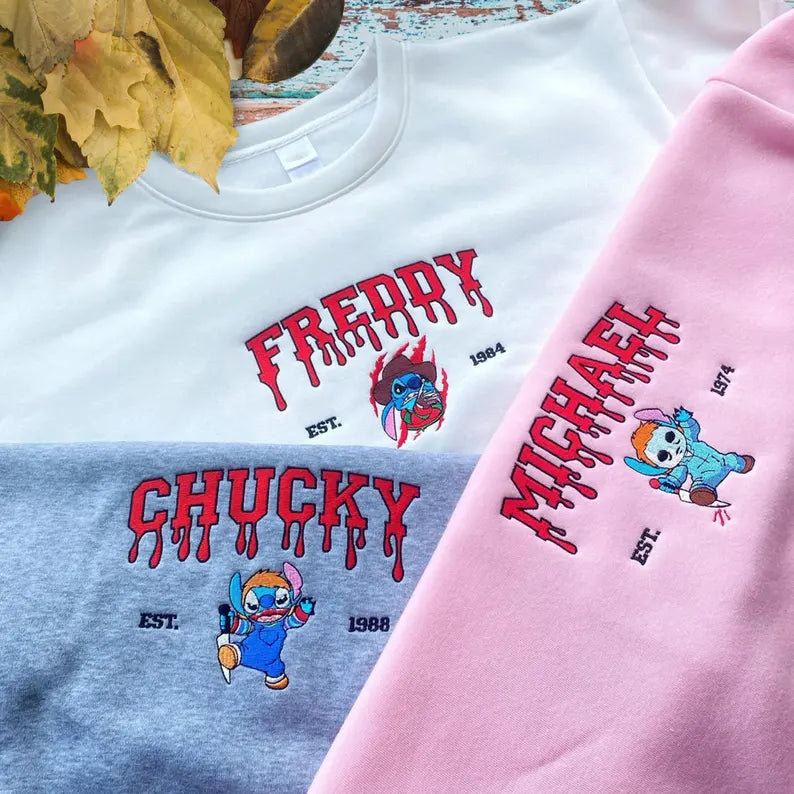 Halloween Movie Embroidered