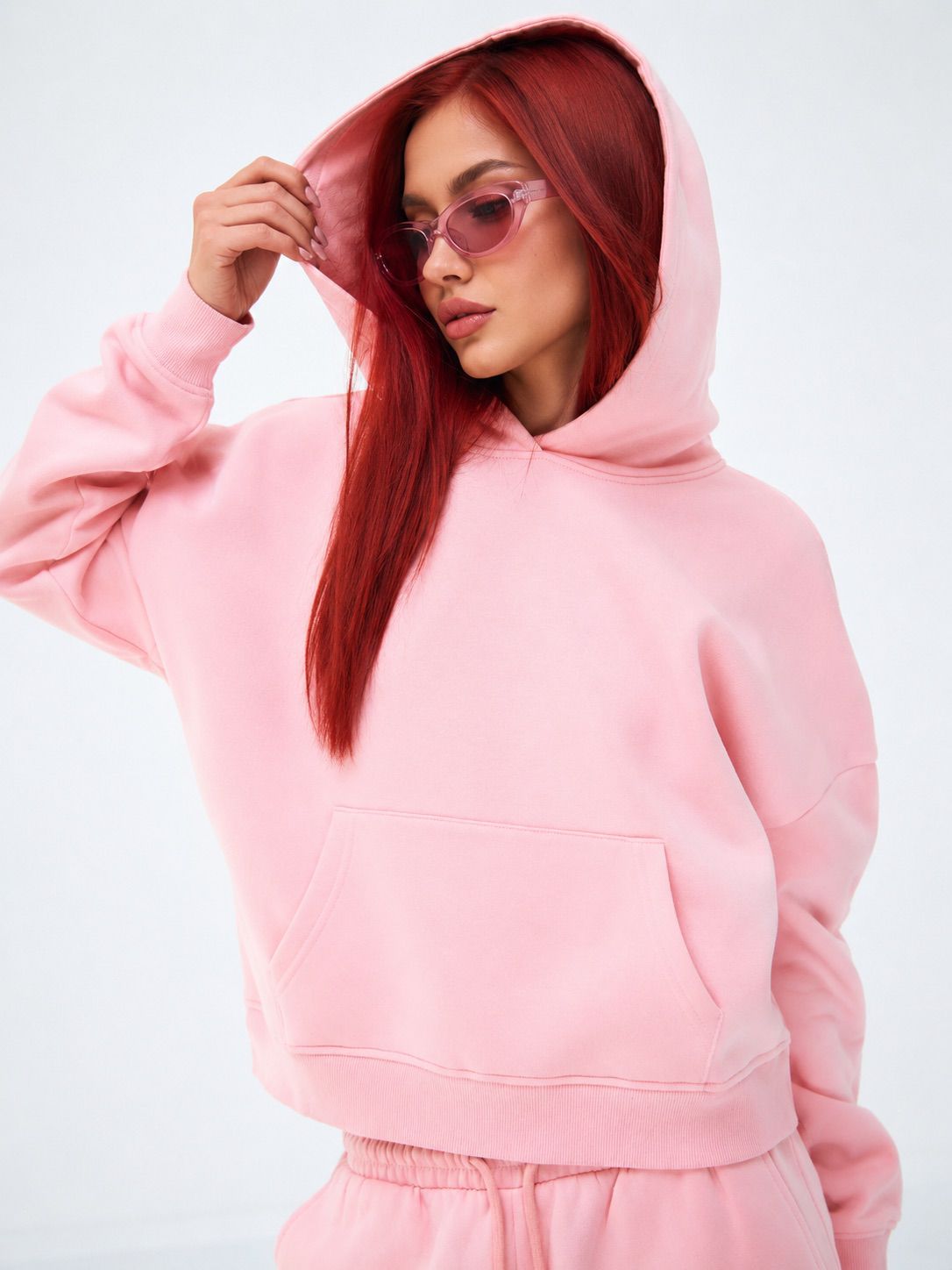 Custom Cropped Hoodie/Hanorac Cropped Personalizat